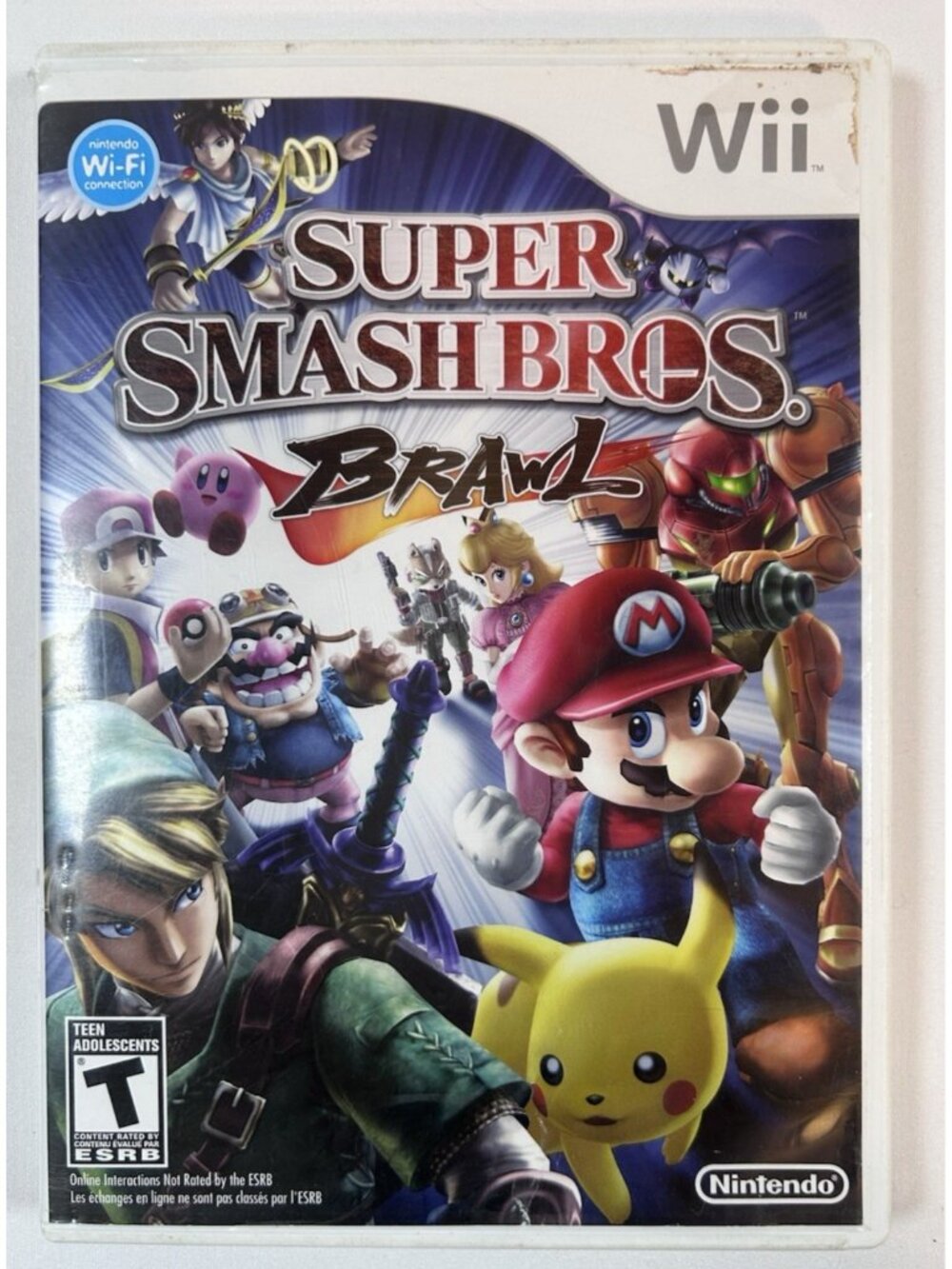 Super Smash Bros. Brawl Nintendo Wii Complete W/ Manual & Insert CIB - Tested
